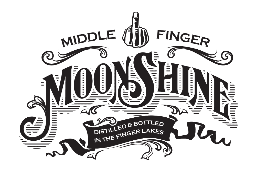Middle Finger moonshine in upstate New York